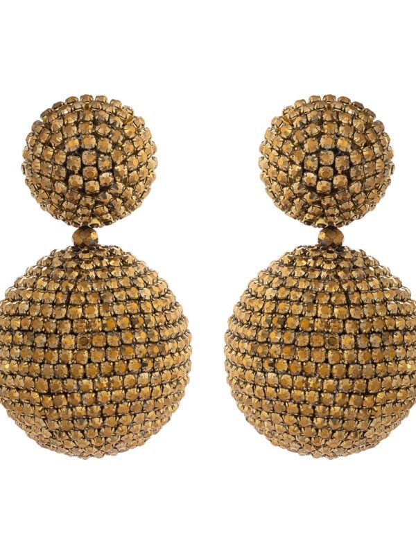 Disco Ball Earrings (Gold)