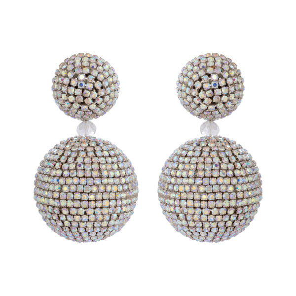 Disco Ball Earrings (silver)