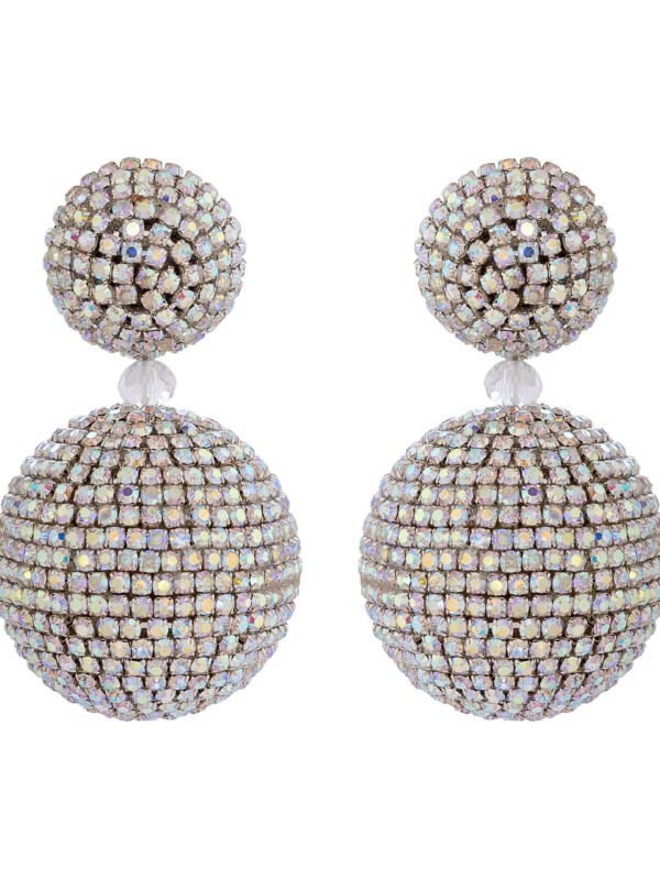 Disco Ball Earrings (silver)