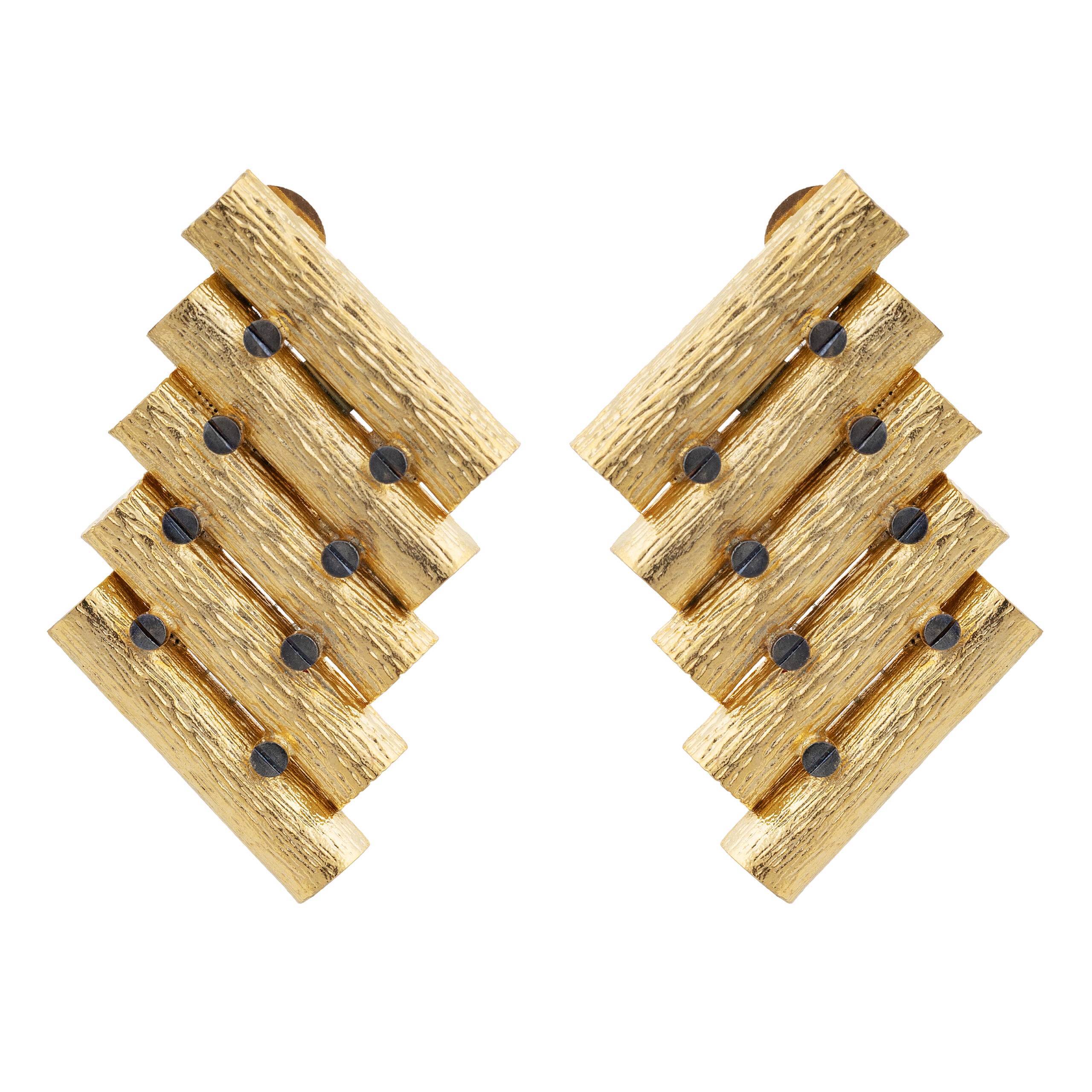 Gold Stud Earrings