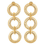 Design Gold Link Earrings