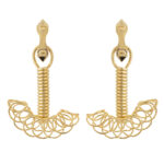 Artistic Gold Earrings