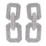 Square Link Earrings