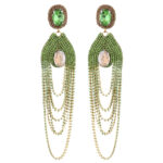 Crystal Drape Earrings