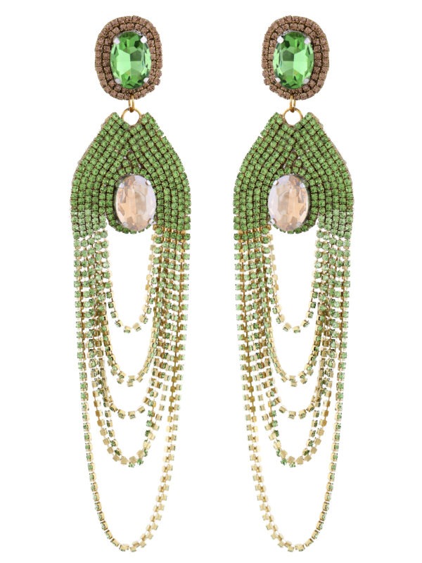 Crystal Drape Earrings