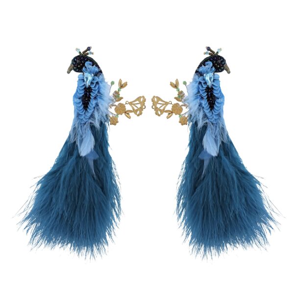 Peacock Feather earrings