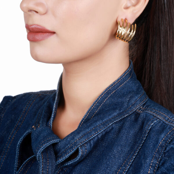 Inverted Hoop Earrings