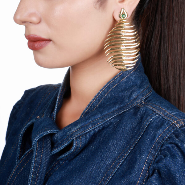 Gold Leaf Earrings